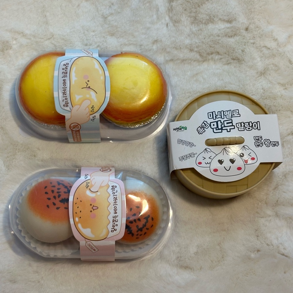 Cute Korean Snack-Themed Squishies